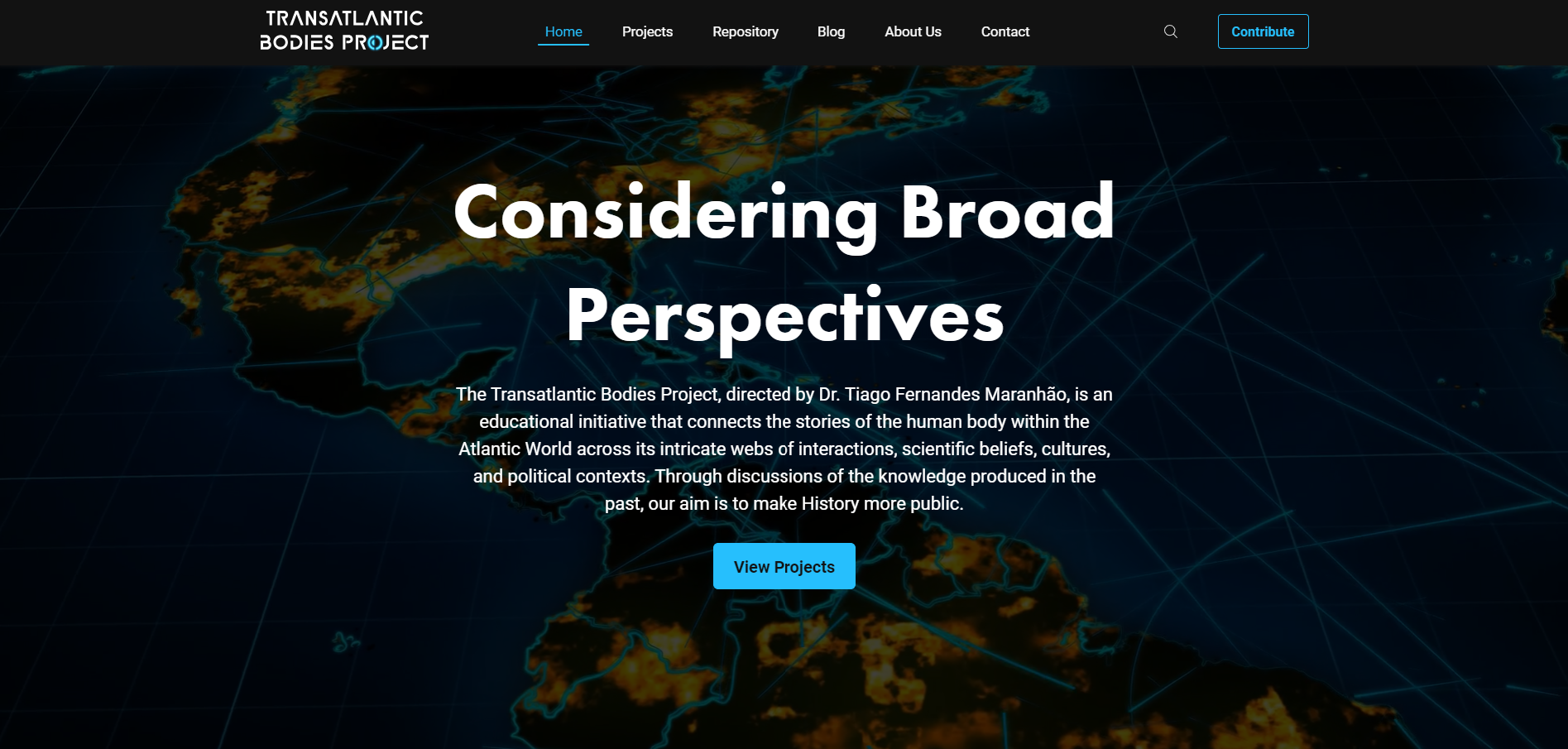 Transatlantic Bodies Project WP Theme